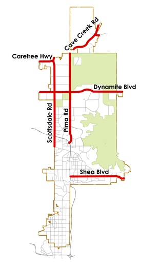 Scenic Corridor Map